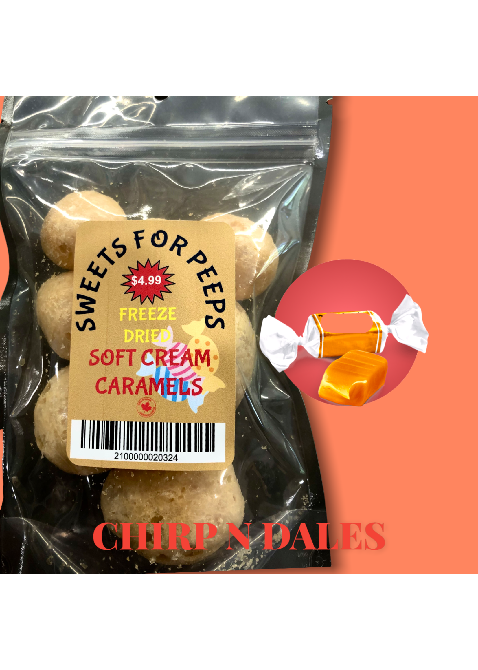 CND Freeze Dried Products Sweets for Peeps  Freeze Dried Soft Cream Caramels