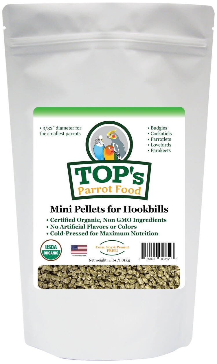 Totally Organics TOPS TOP's Mini Pellets for Hookbills