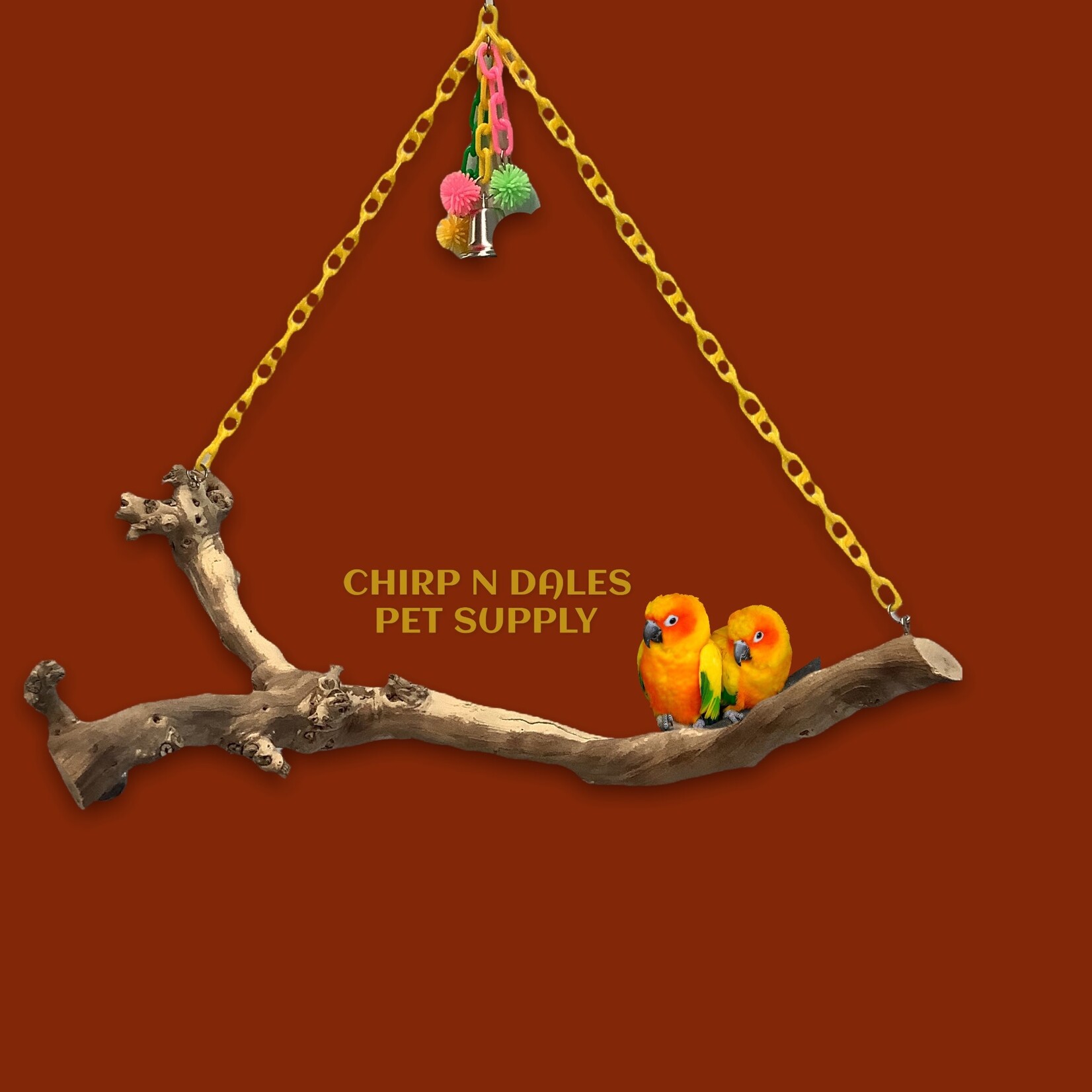 Bonkers Bonkers Hanging Triangle  Grapewood Swing Lg