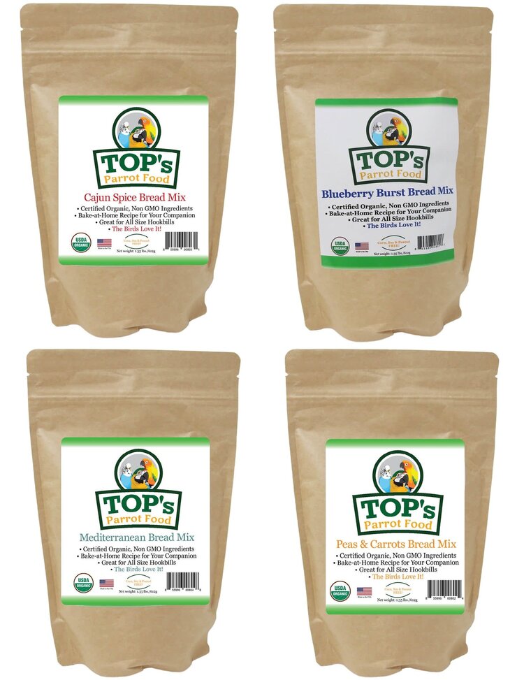 Totally Organics TOPS TOP's Premium Birdie Bread Mix Mediterranean