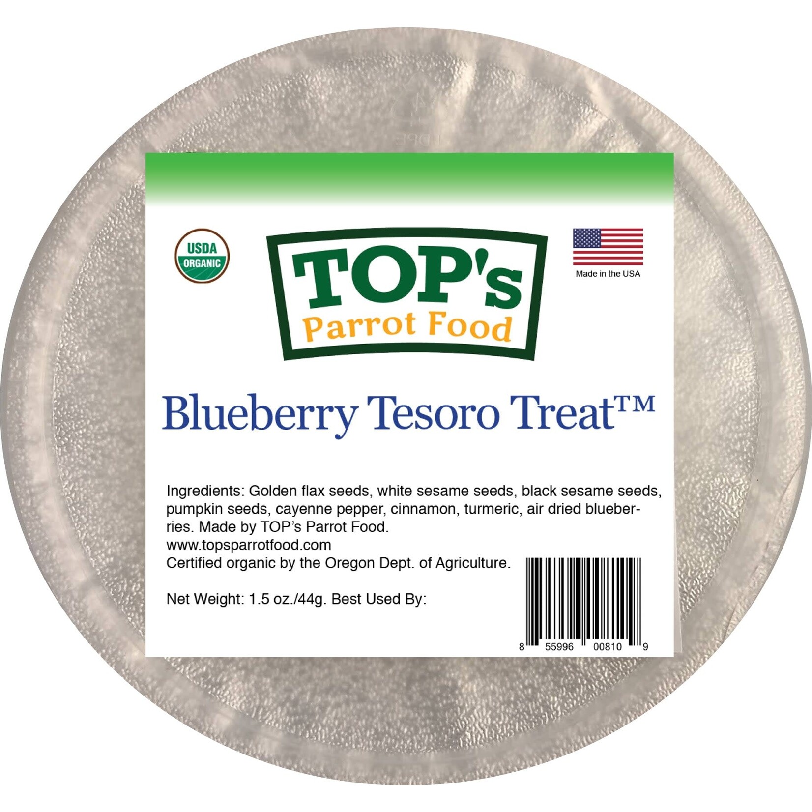 Totally Organics TOPS TOP'S Tesoro Treat
