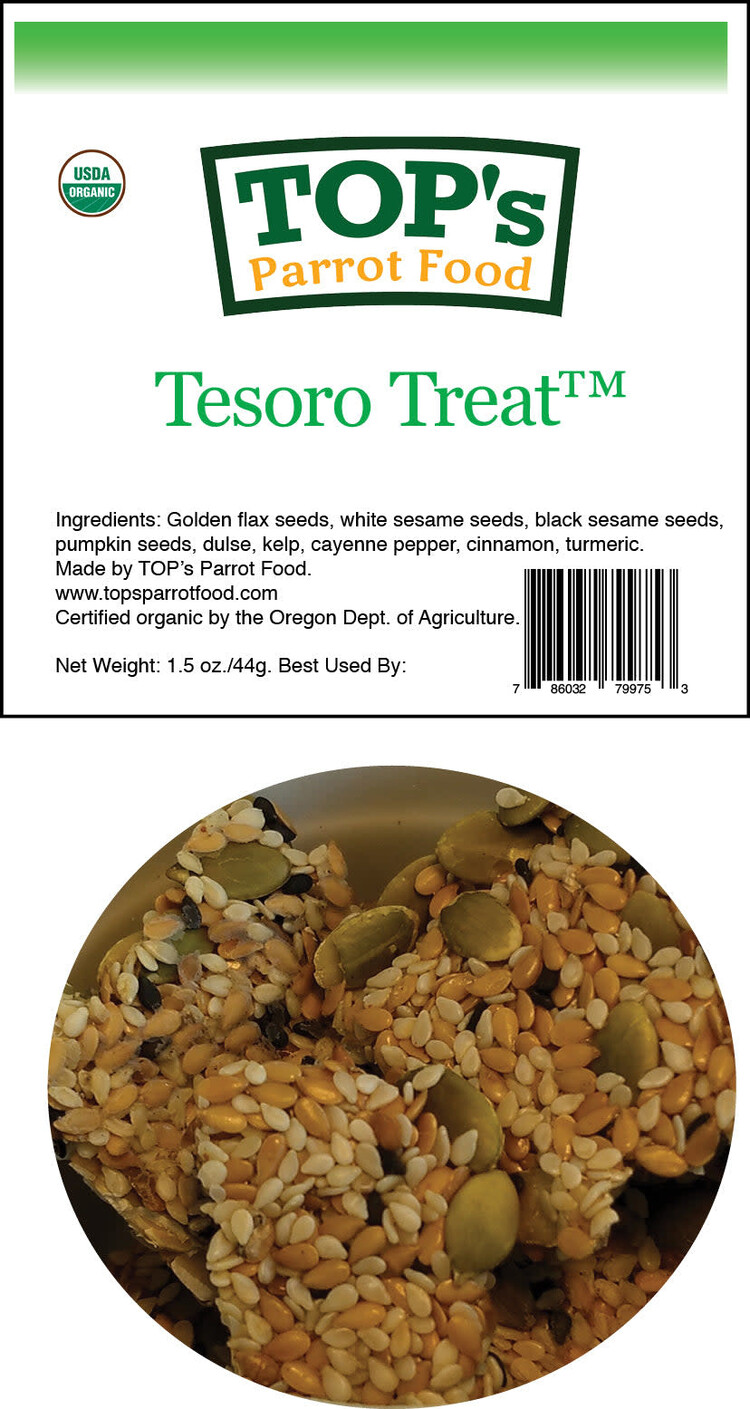 Totally Organics TOPS TOP'S Tesoro Treat