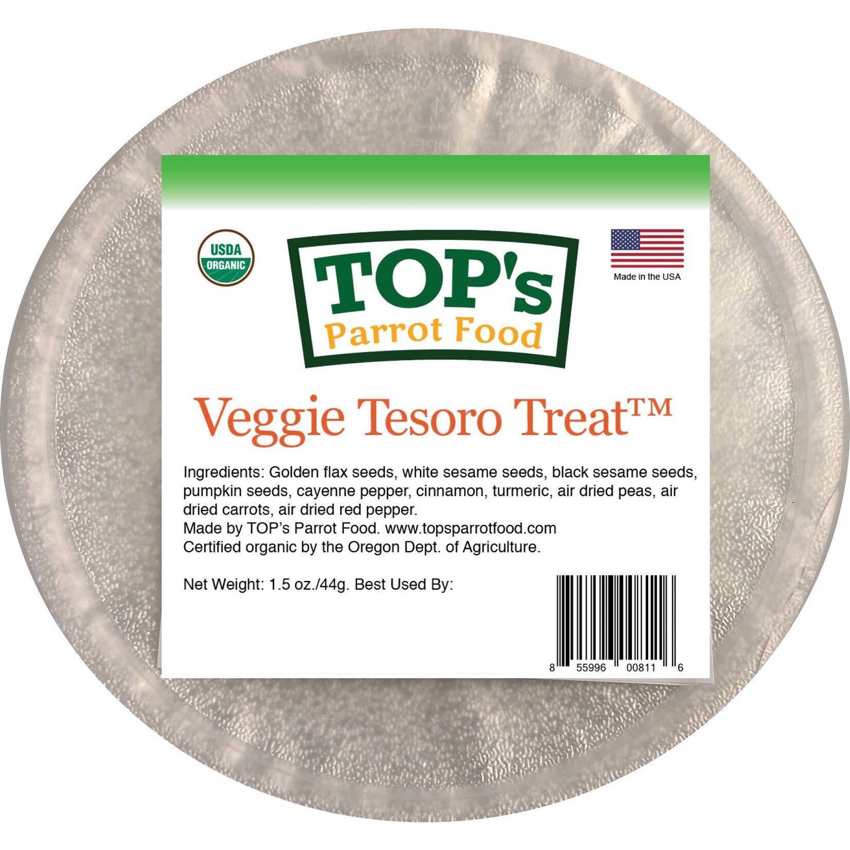 Totally Organics TOPS TOP'S Tesoro Treat