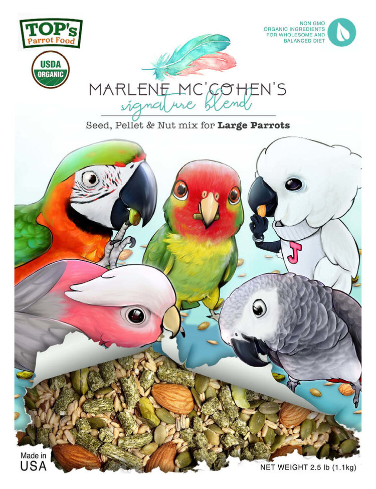 Totally Organics TOPS Marlene Mc'Cohen's Signature Blend Large Parrot