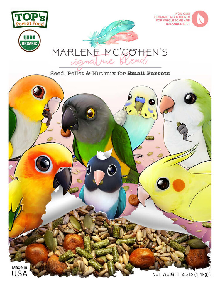 Totally Organics TOPS Marlene Mc'Cohen's Signature Blend Small Parrot