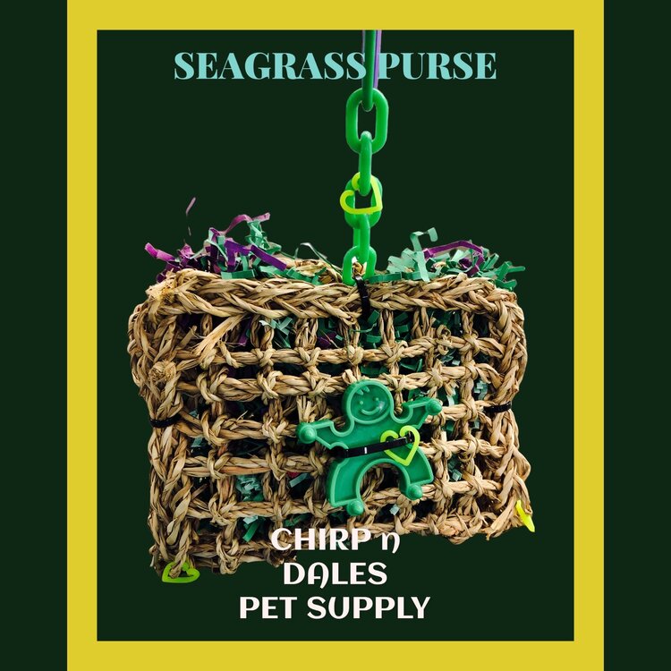 Happy Feathers Happy Feathers Seagrass Shredder Purse