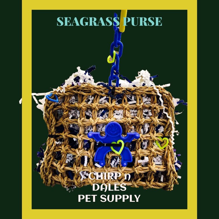 Happy Feathers Happy Feathers Seagrass Shredder Purse