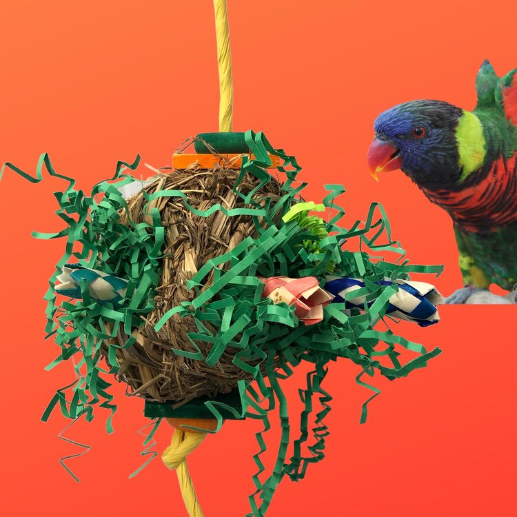 Bonkers Bonkers Jumbo Stuffed Grass Ball 5”