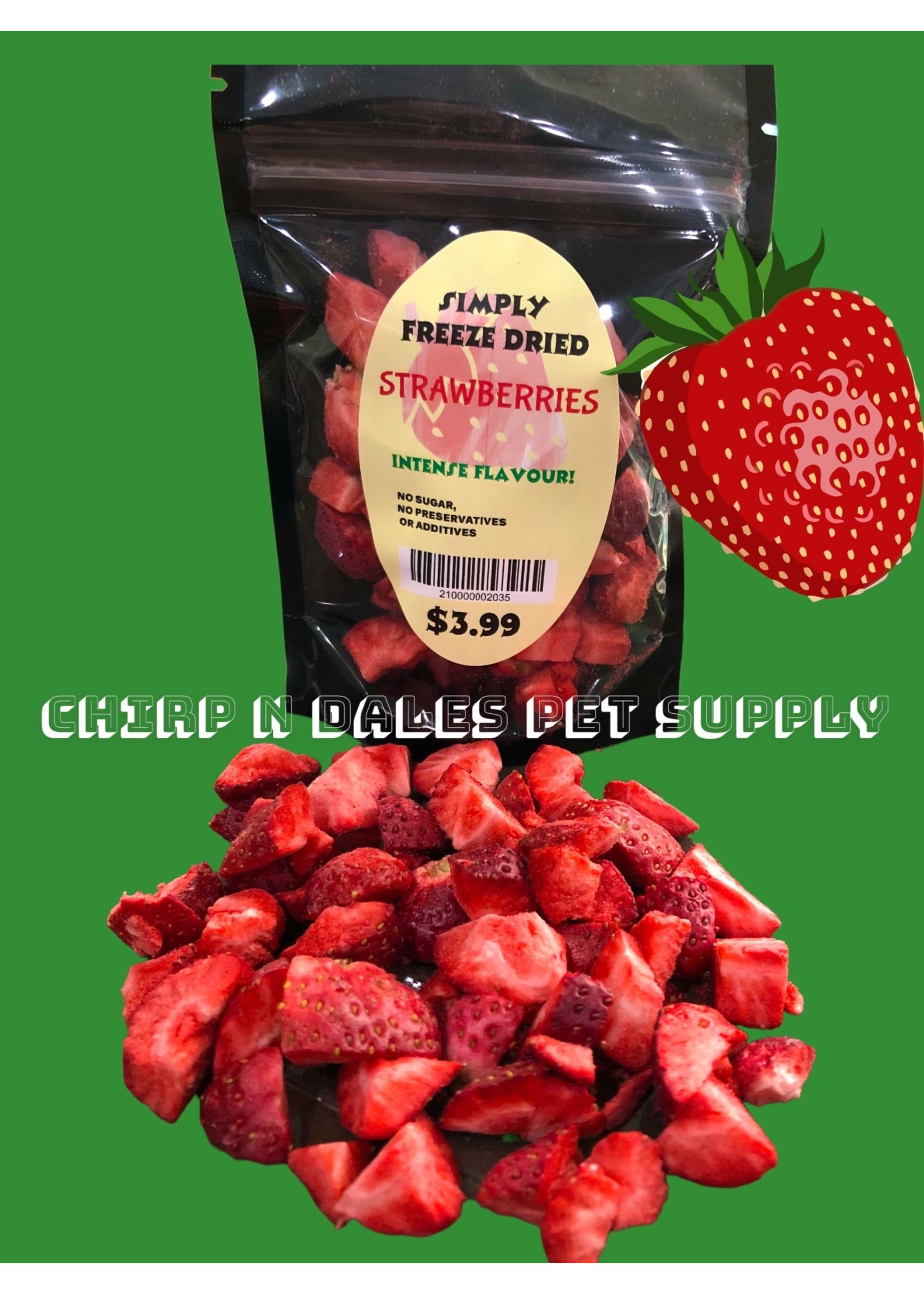 CND Freeze Dried Products Simply Strawberries Freeze Dried 10g