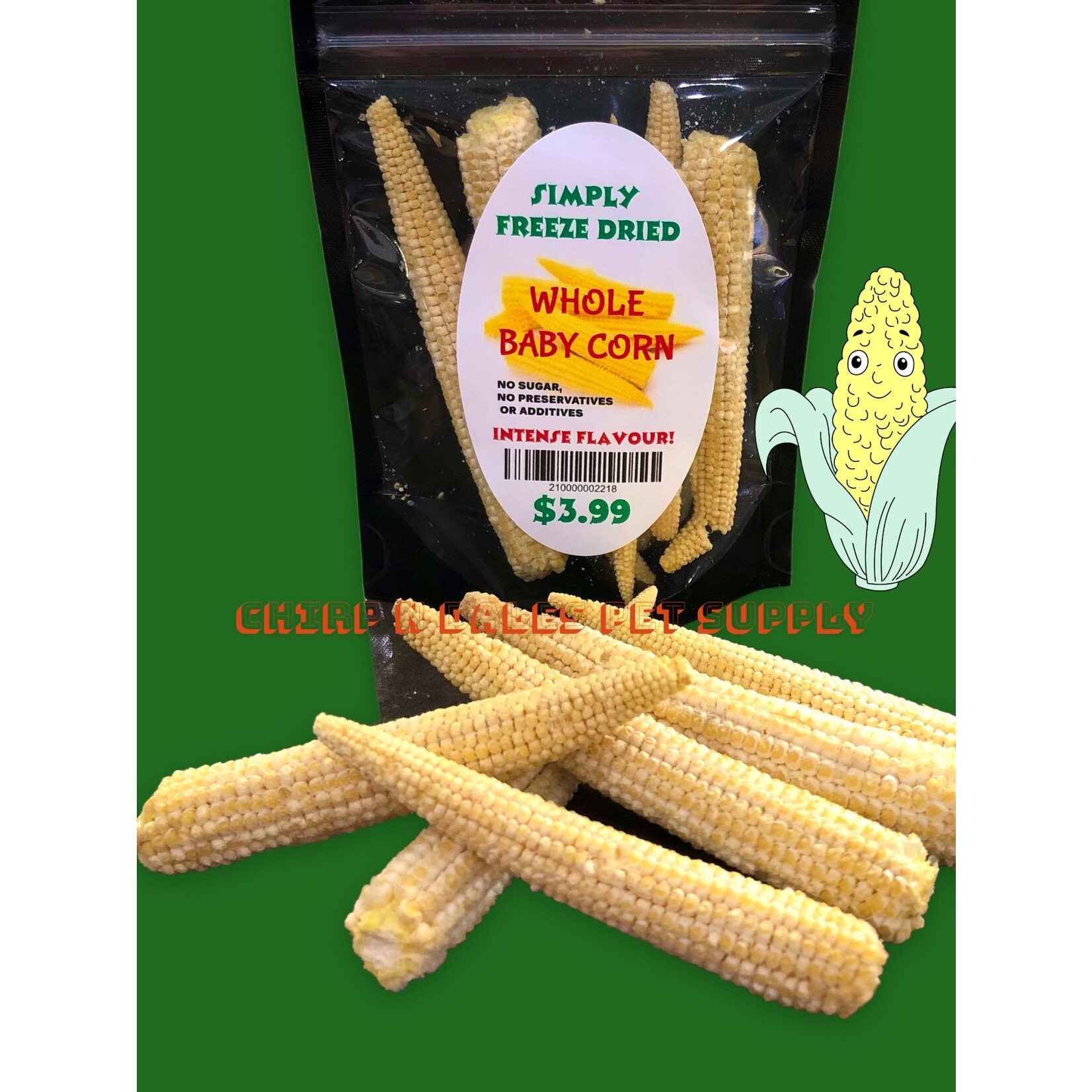 CND Freeze Dried Products SIMPLY WHOLE BABY CORN FREEZE DRIED