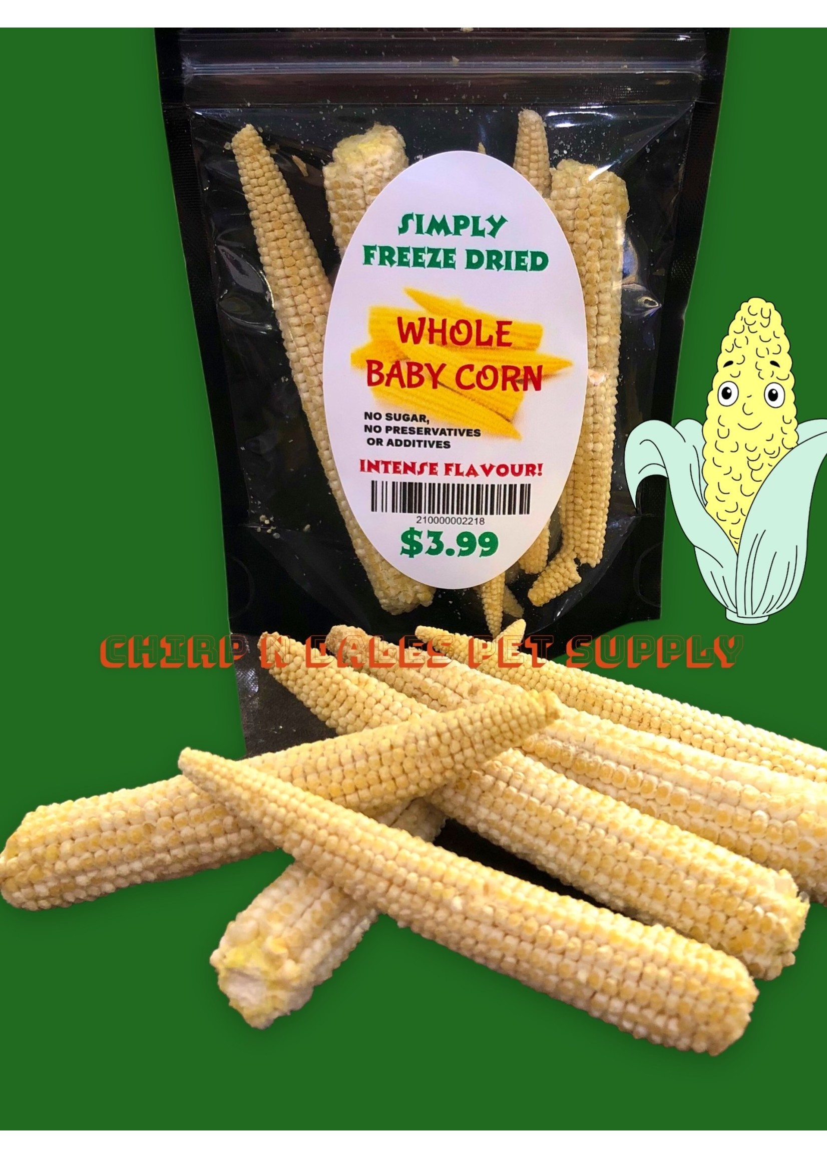 CND Freeze Dried Products SIMPLY WHOLE BABY CORN FREEZE DRIED