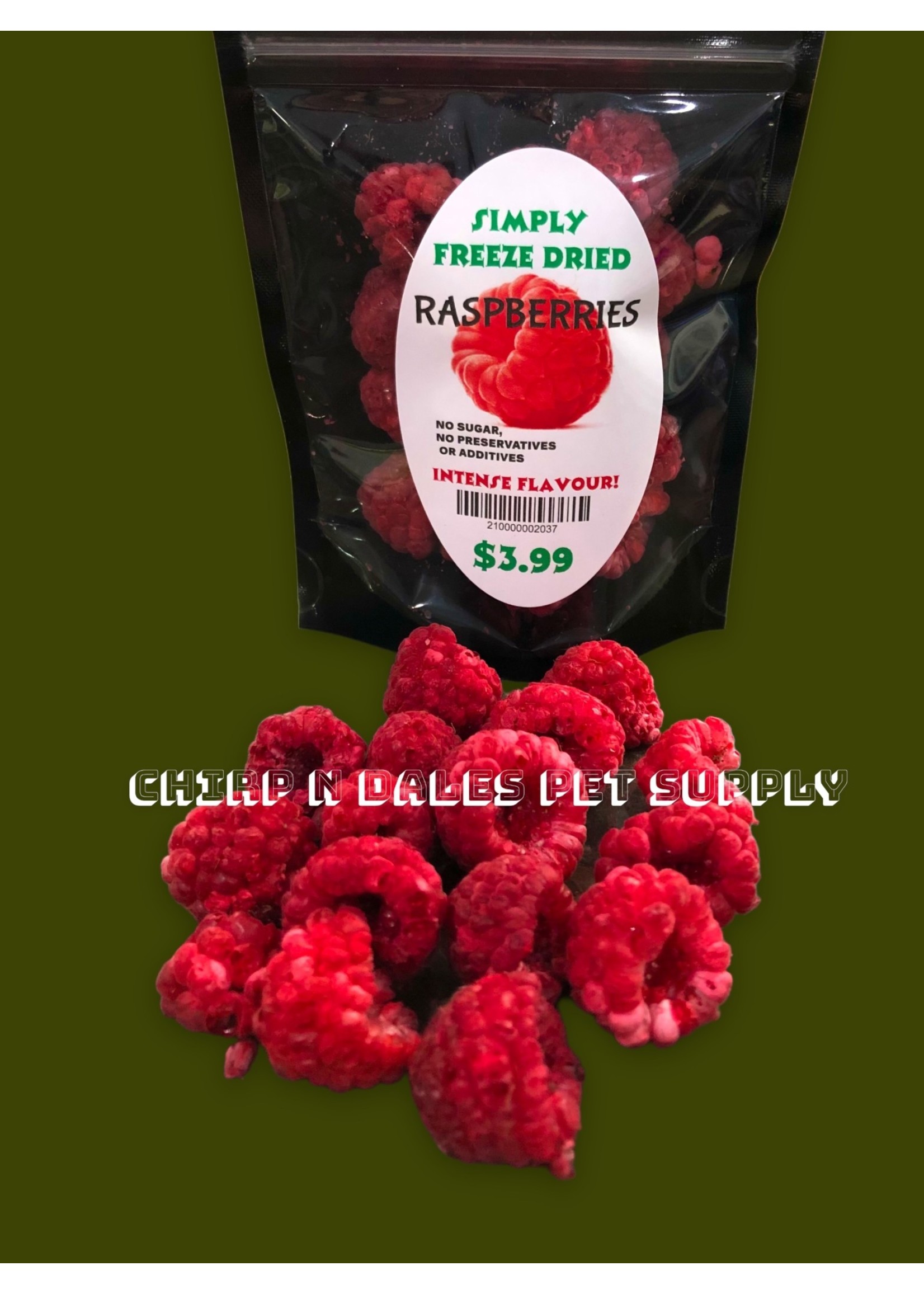 CND Freeze Dried Products Simply Raspberries Freeze Dried