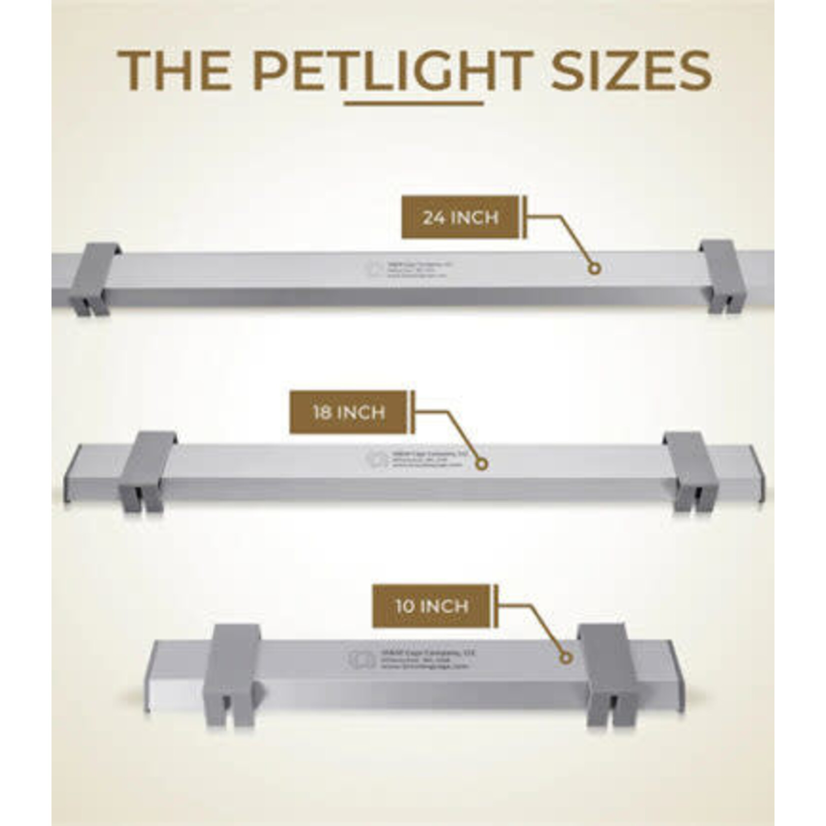 M&M Cage Company LED LIGHTING SYSTEM FOR HOOKBILLS -10” 18” 24”