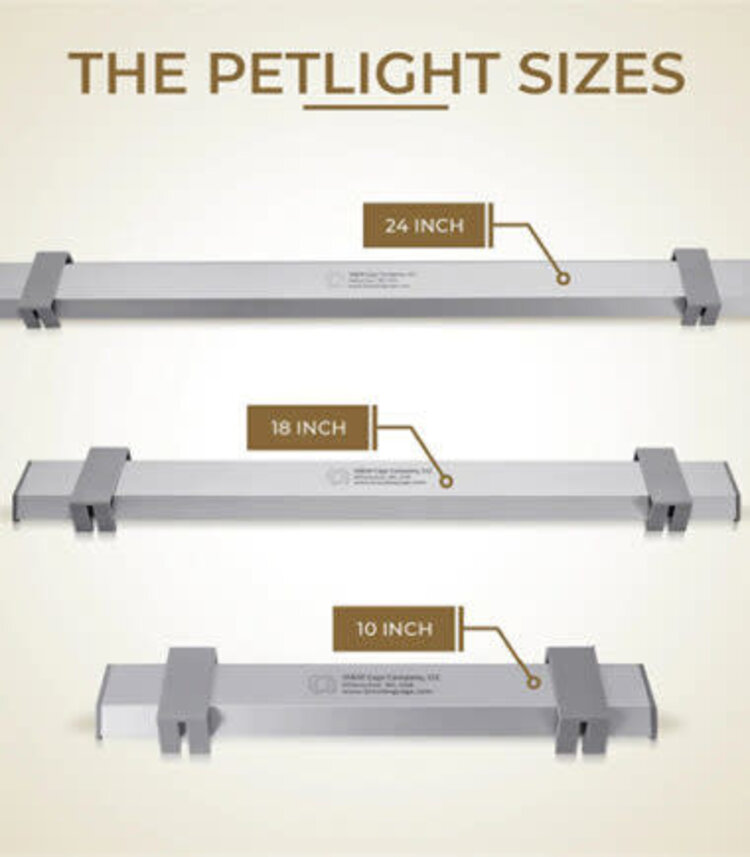 M&M Cage Company LED LIGHTING SYSTEM FOR HOOKBILLS -10” 18” 24”