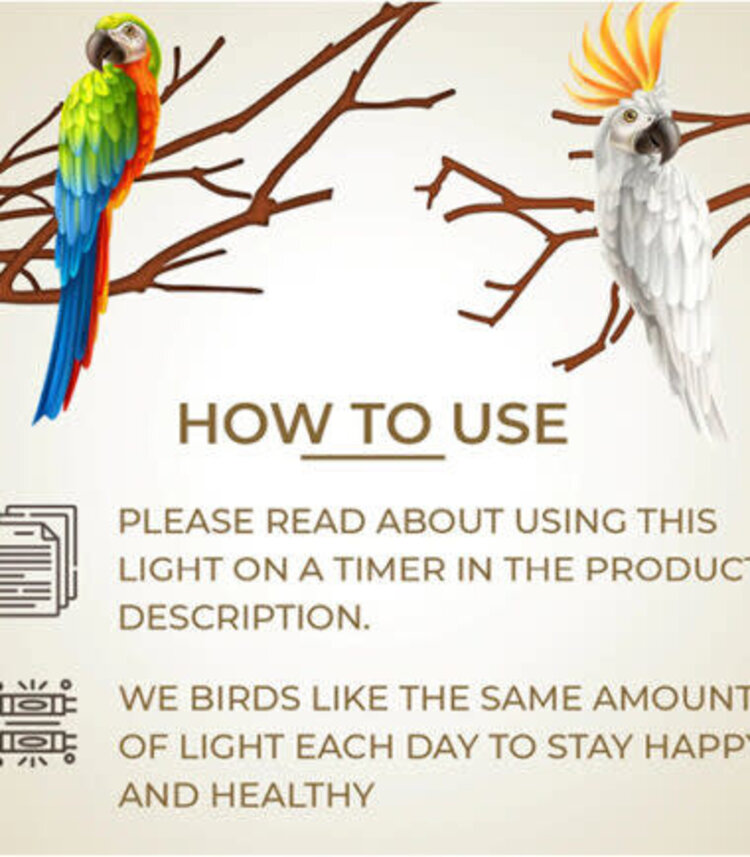 M&M Cage Company LED LIGHTING SYSTEM FOR HOOKBILLS -10” 18” 24”