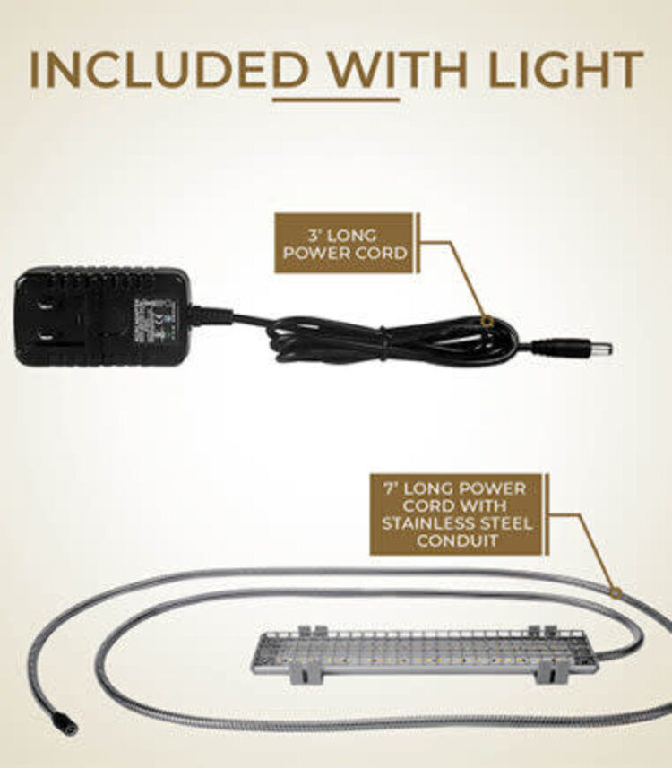 M&M Cage Company LED LIGHTING SYSTEM FOR HOOKBILLS -10” 18” 24”