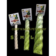 Polly's  Pet Products Polly Sand -E- Rope Perch Small