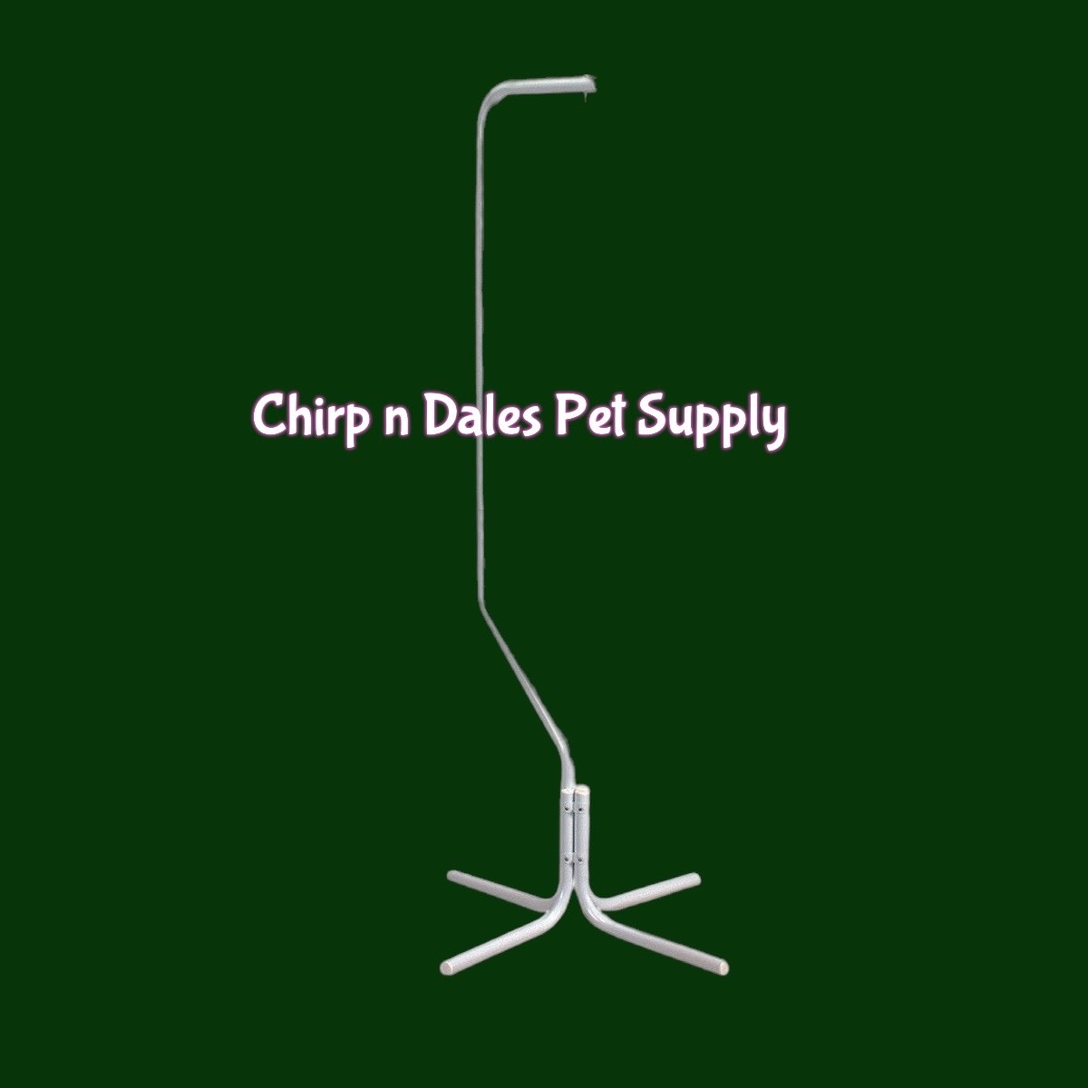 Cage Stand White 30x30x63" Chirp N Dales Pet Supply