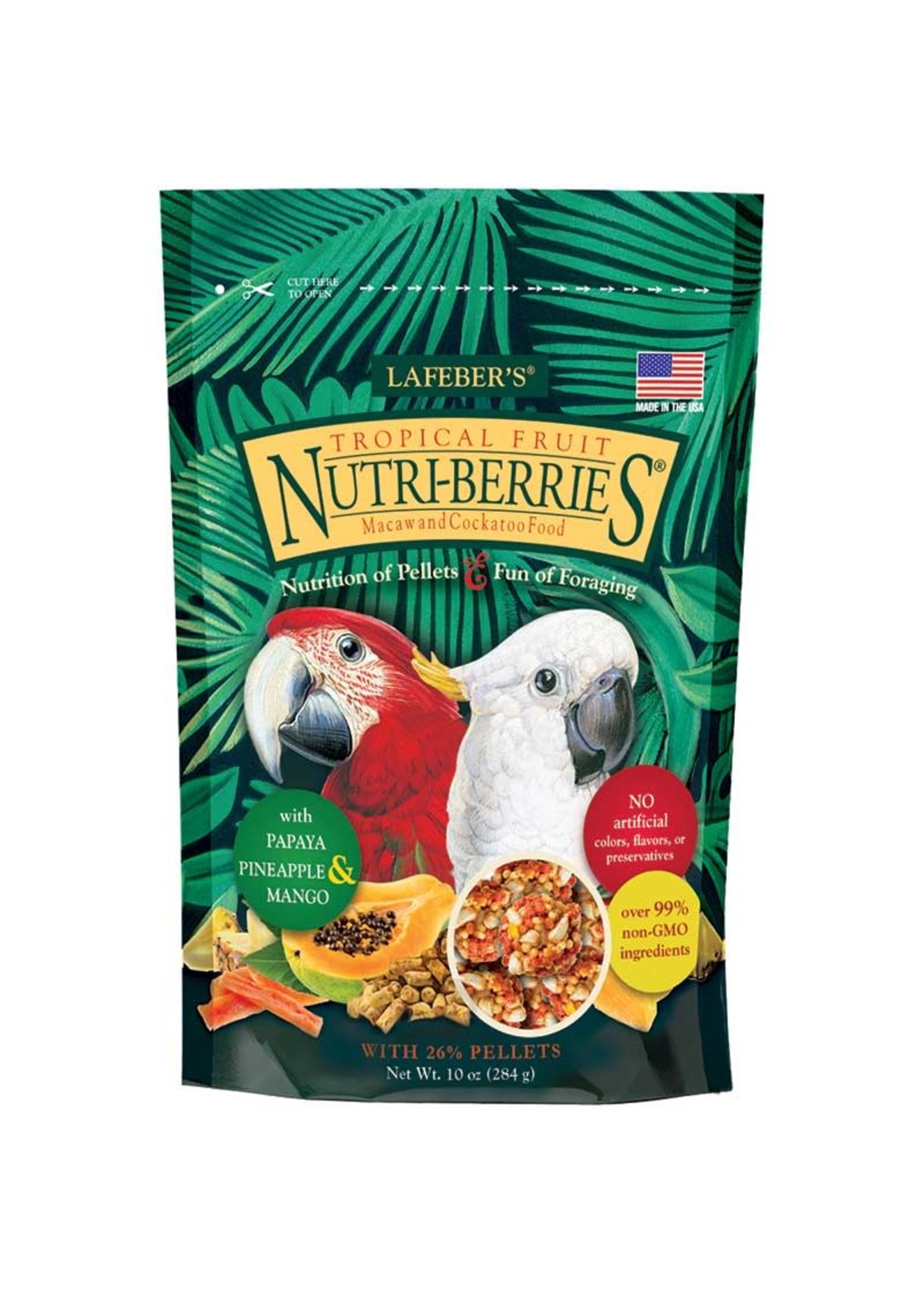 Lafeber's Lafeber Nutri-Berries Tropical Fruit Macaw & Cockatoo (10oz)