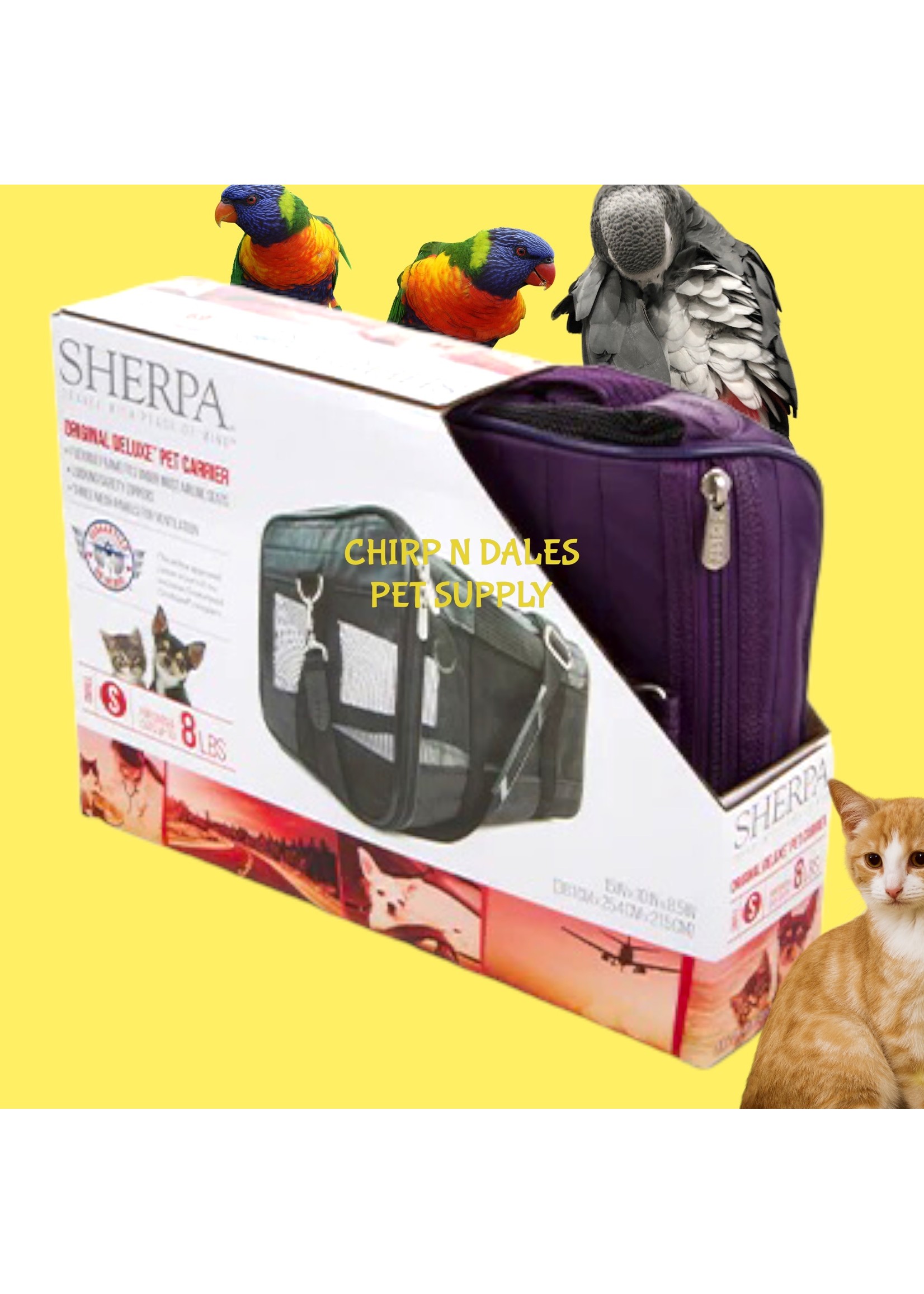 Sherpa Sherpa Original Deluxe™ Pet Carrier Small Grey