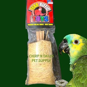 PREVUE PET PRODUCTS TEAR-RIFFIC GRAB BAG NATURAL GRASS STIX SMALL