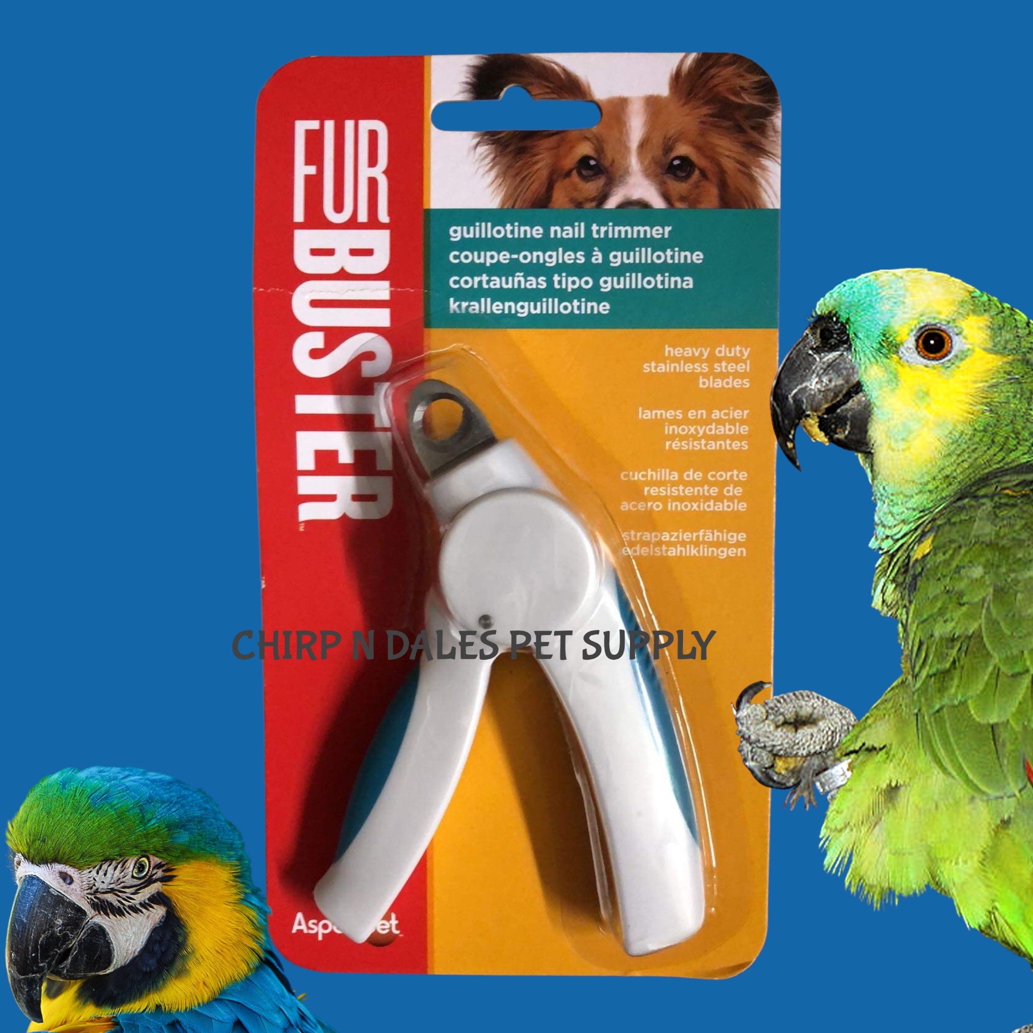Aspen Pet FURBUSTER DOG GUILLOTINE NAIL TRIMMER Chirp N Dales Pet Supply