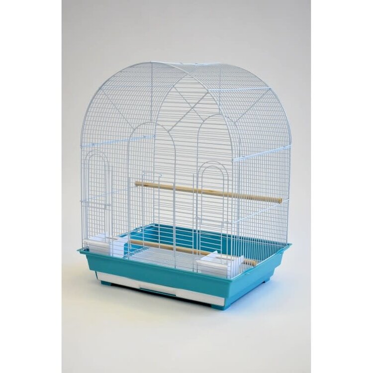 Glitter Pets Glitter Pet  Small Dome Top Cage 20"X15"  Blue