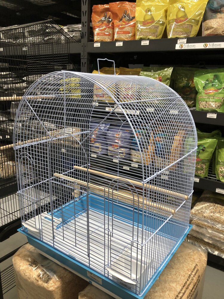 Glitter Pets Glitter Pet  Small Dome Top Cage 20"X15"  Blue