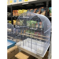 Glitter Pets Glitter Pet  Small Dome Top Cage 20"X15"  White