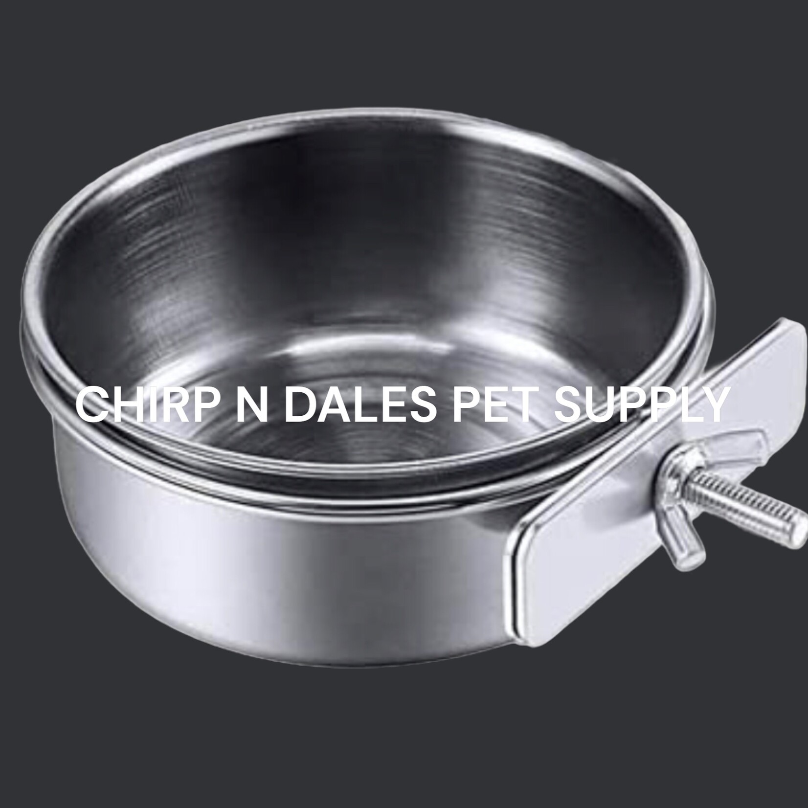 Burgham Beaks! Stainless Steel Clamp  Cup (10oz) BB-1123