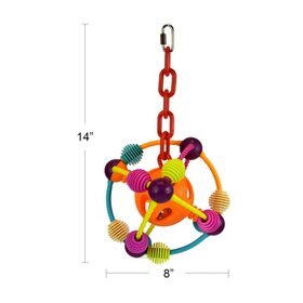 Jolly Jungle Plastic Space Ball A105 14” long by 8” wide