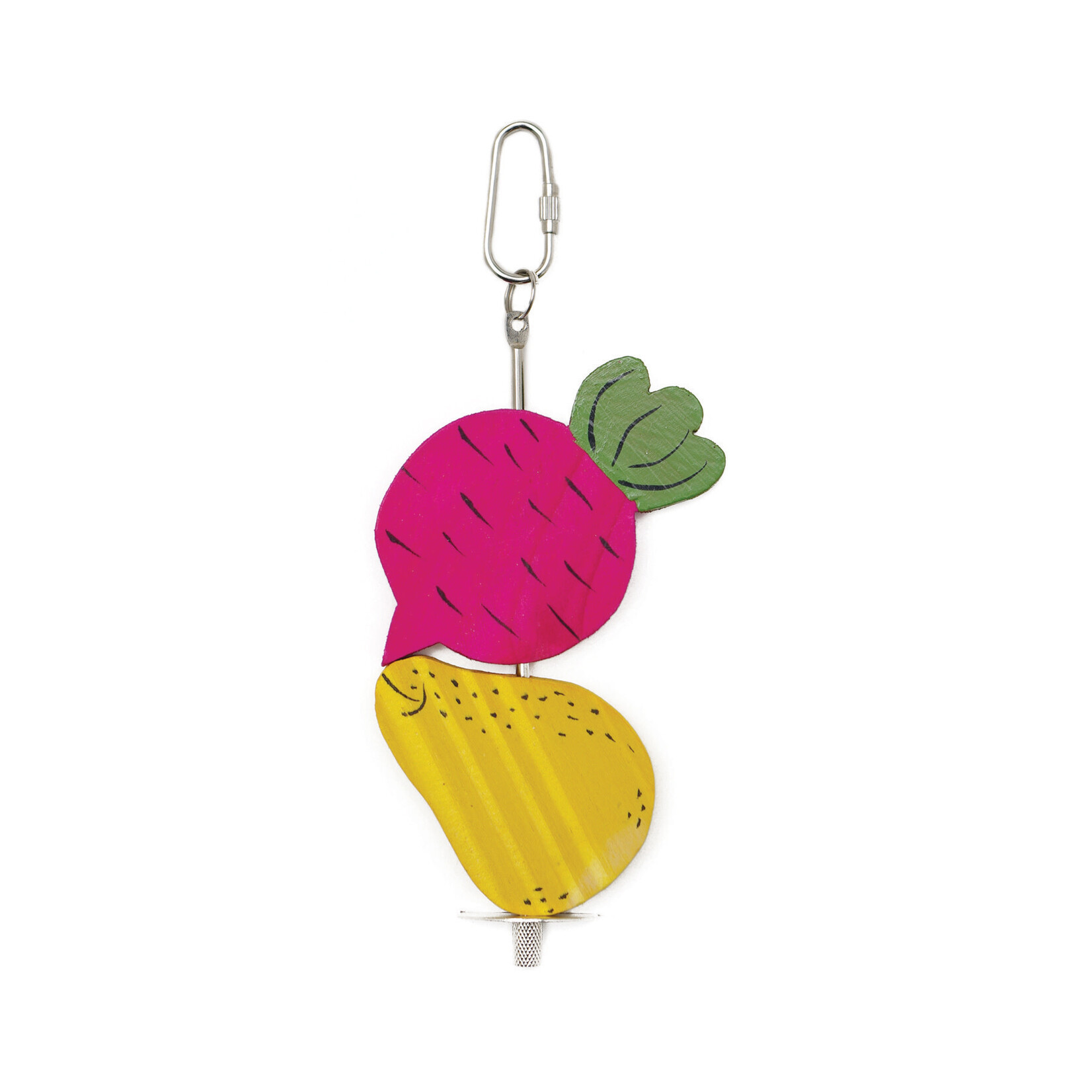 Living World LW Nibblers, Wood Chews, Beet & Pear on a Stick