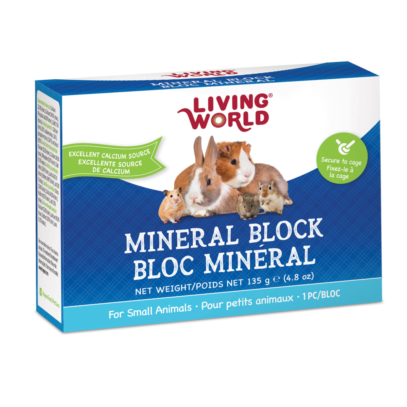 Living World Living World Mineral Block for Small Animals - 135 g (4.8 oz)