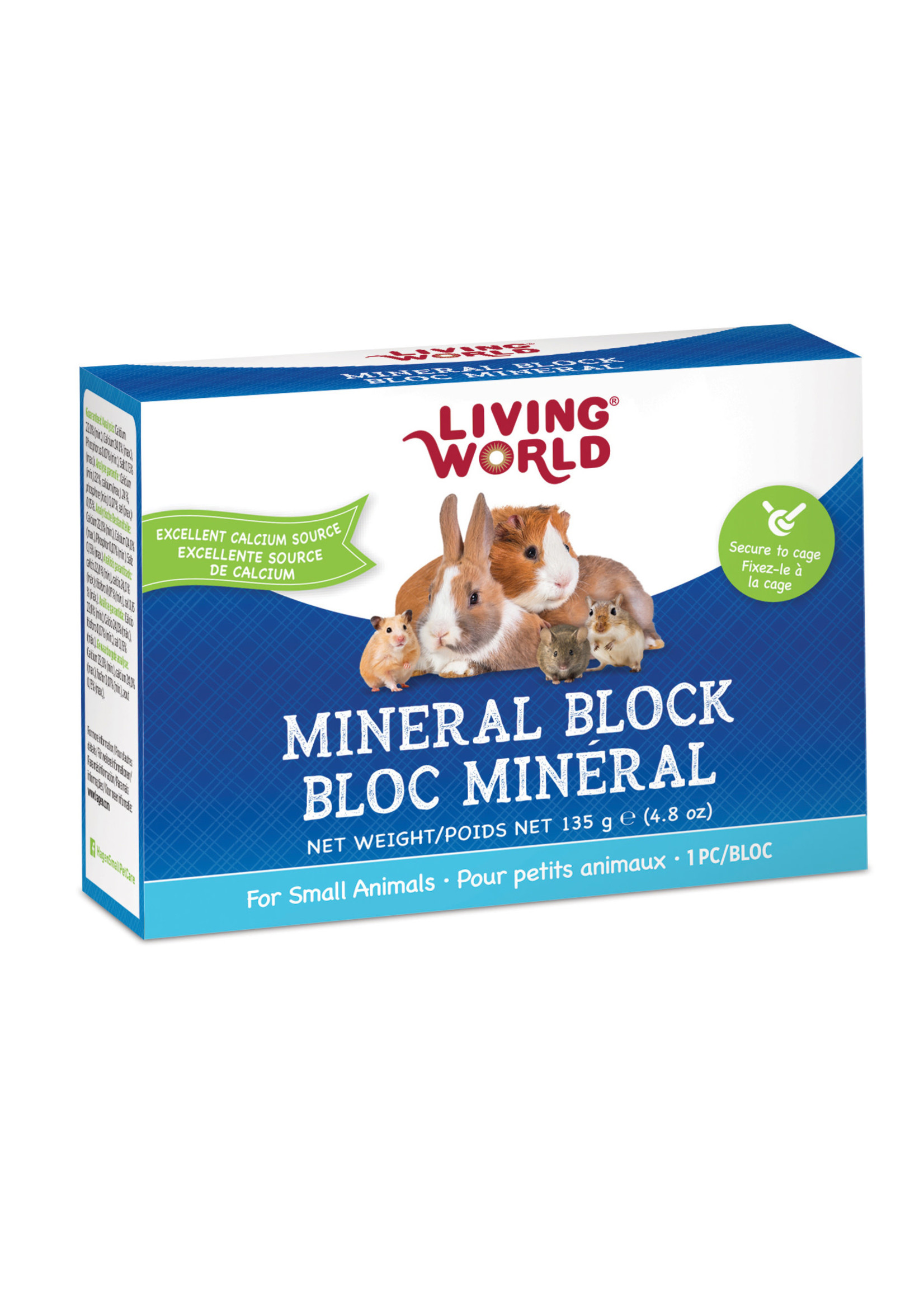 Living World Living World Mineral Block for Small Animals - 135 g (4.8 oz)