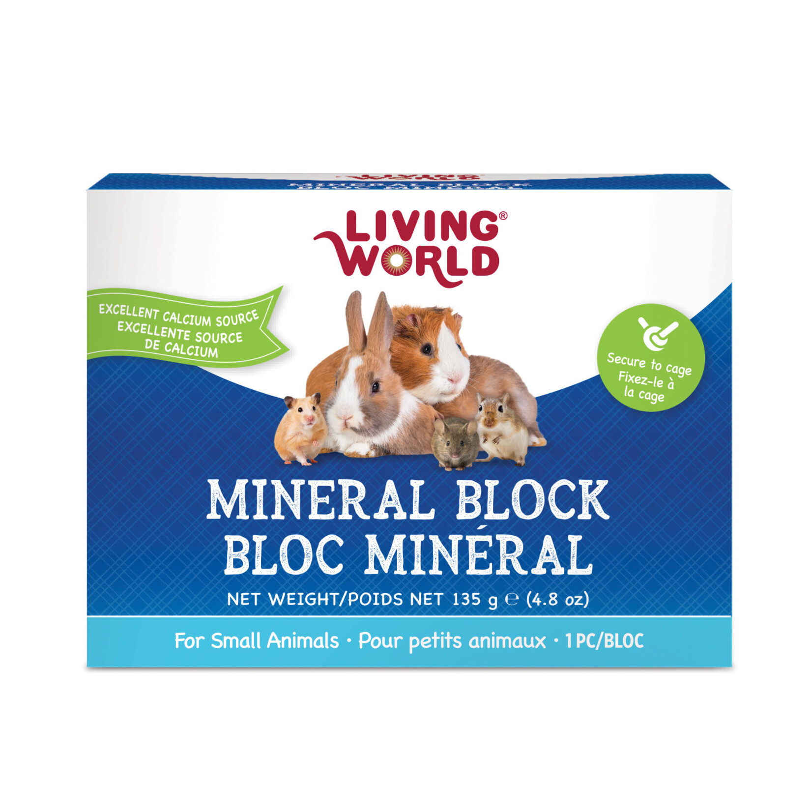 Living World Living World Mineral Block for Small Animals - 135 g (4.8 oz)