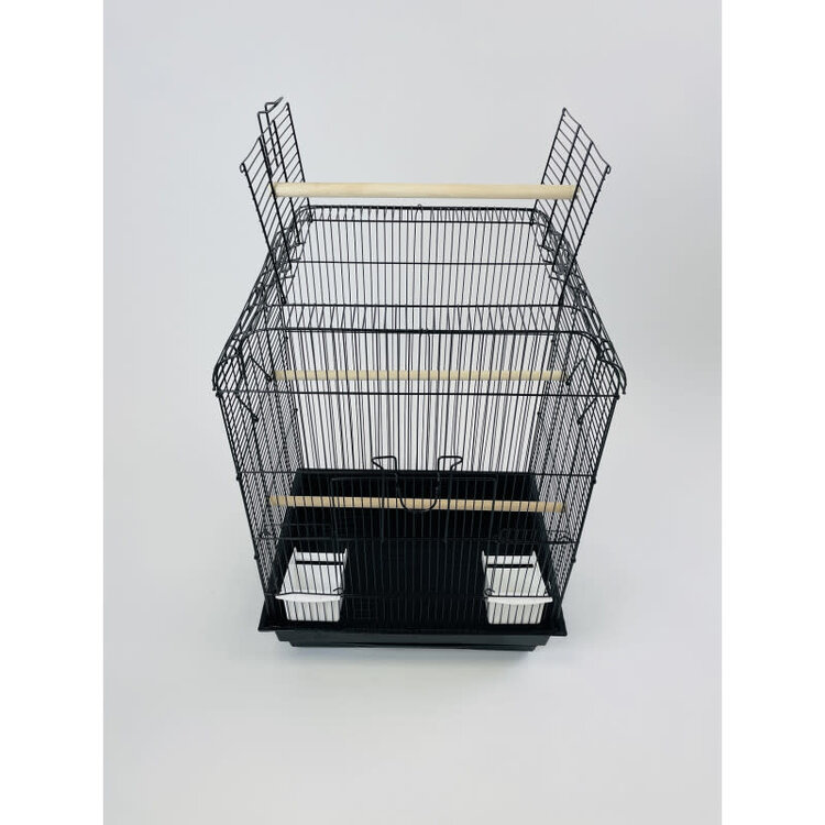 Glitter Pets GP OPEN TOP  CAGE  17X14"  (1706) Black