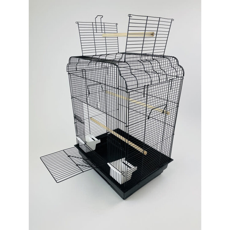 Glitter Pets GP OPEN TOP  CAGE  17X14"  (1706) Black