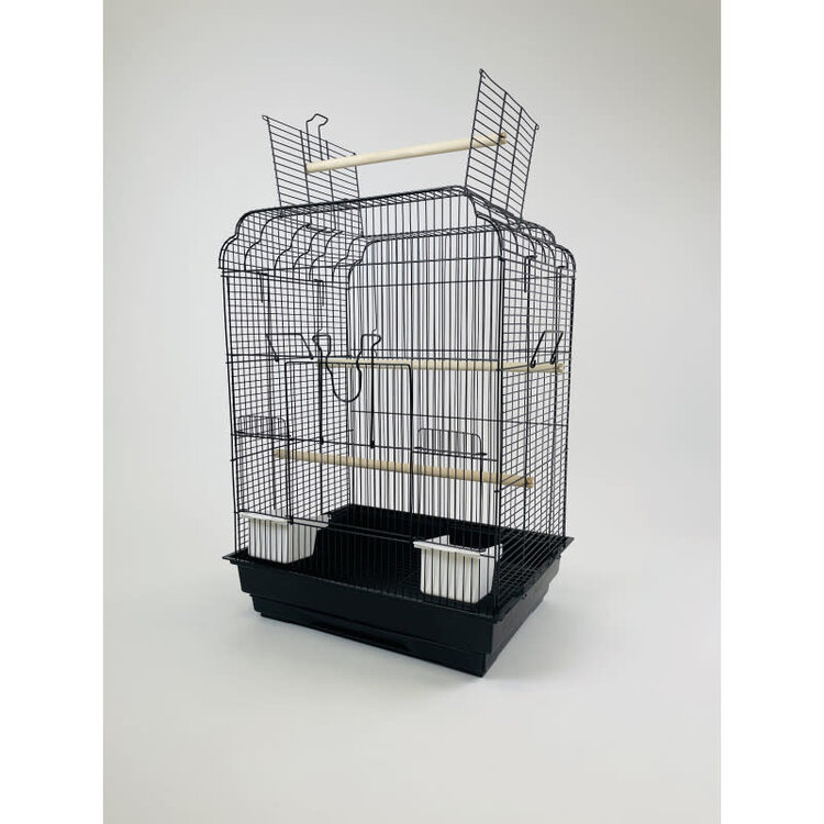 Glitter Pets GP OPEN TOP  CAGE  17X14"  (1706) Black