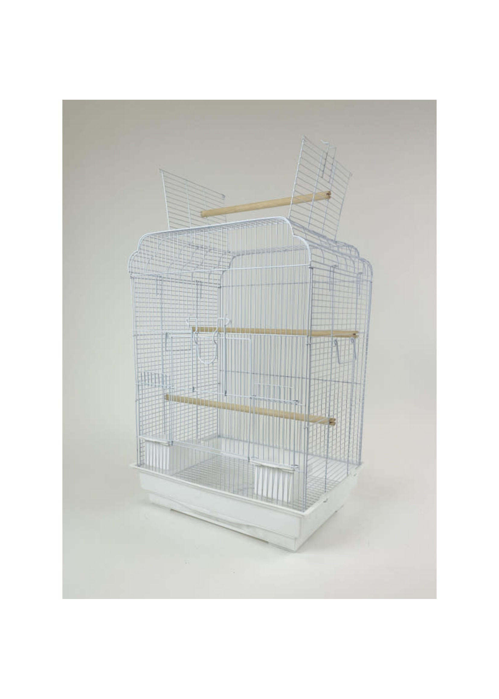 Glitter Pets GP OPEN TOP  CAGE  17X14"  (1706) White