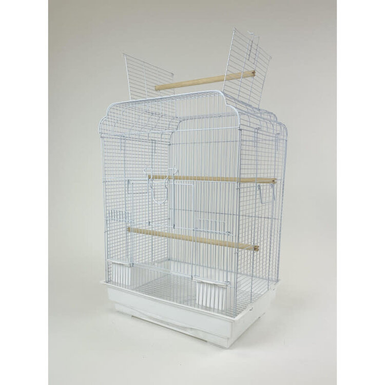 Glitter Pets GP OPEN TOP  CAGE  17X14"  (1706) White