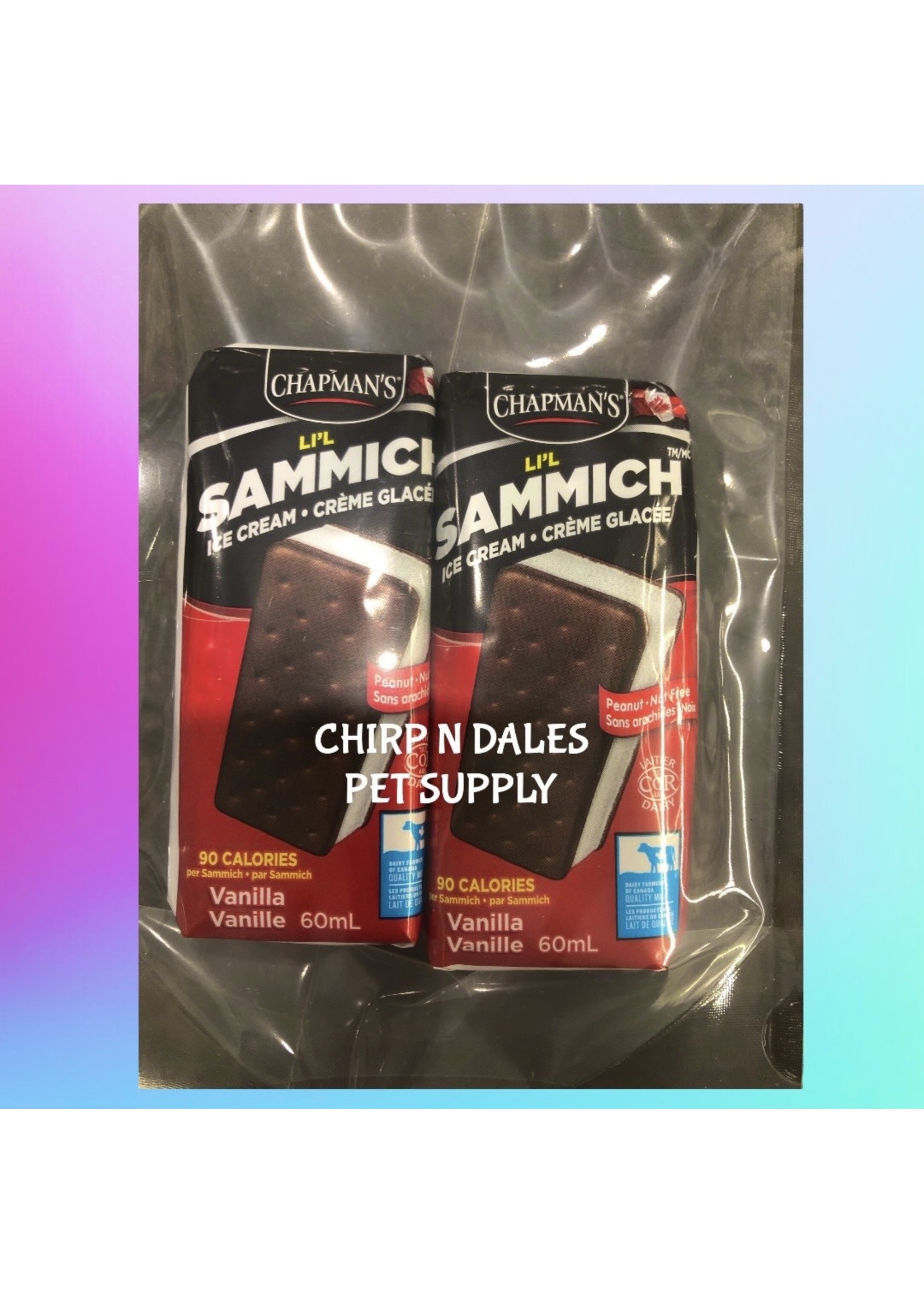 CND Freeze Dried Products SWEETS FOR PEEPS ICE CREAM SANDWICHES 2 PACK (mini size 60 ml each)