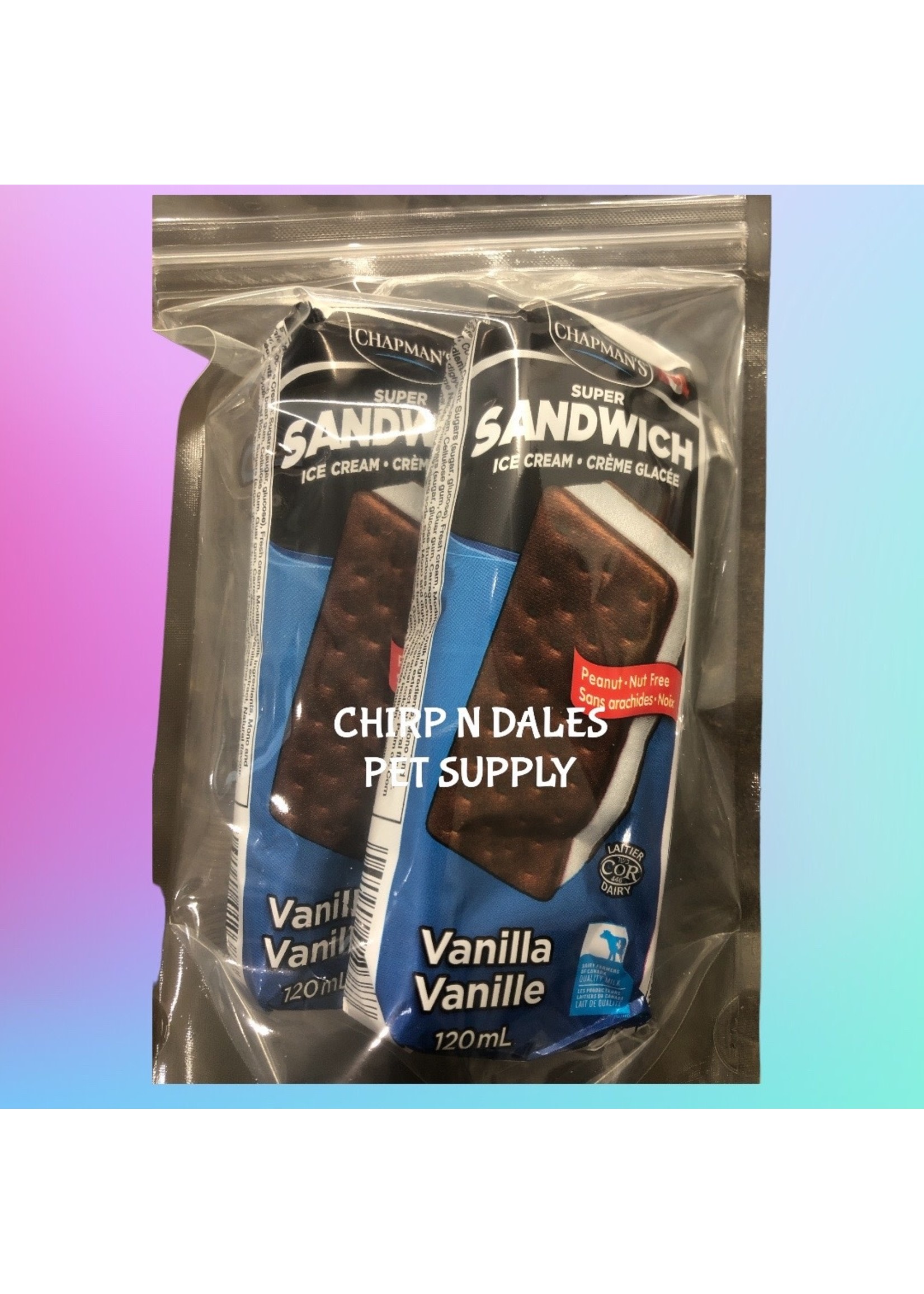 CND Freeze Dried Products SWEETS FOR PEEPS ICE CREAM SANDWICHES 2 PACK (Full size 120 ml each)