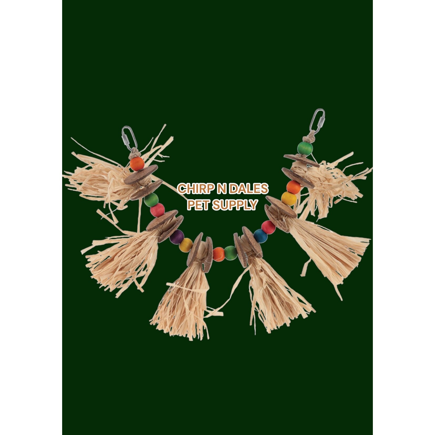 Hari HARI SMART.PLAY Enrichment Parrot Toy - Hula Skirt