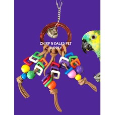 Kings Cages Kings Cages Ring, Leather, Squares K372