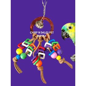 Kings Cages Kings Cages Ring, Leather, Squares K372