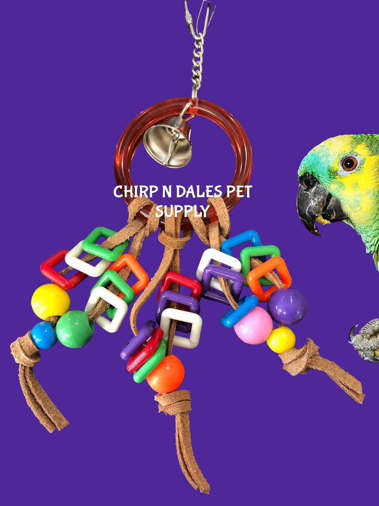 Kings Cages Kings Cages Ring, Leather, Squares K372