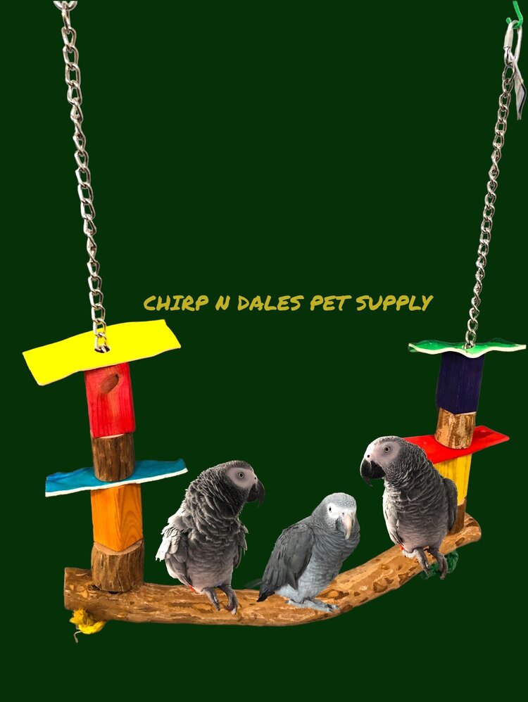 Kings Cages Kings Cages  Chain Swing With Chews Extra Large A123