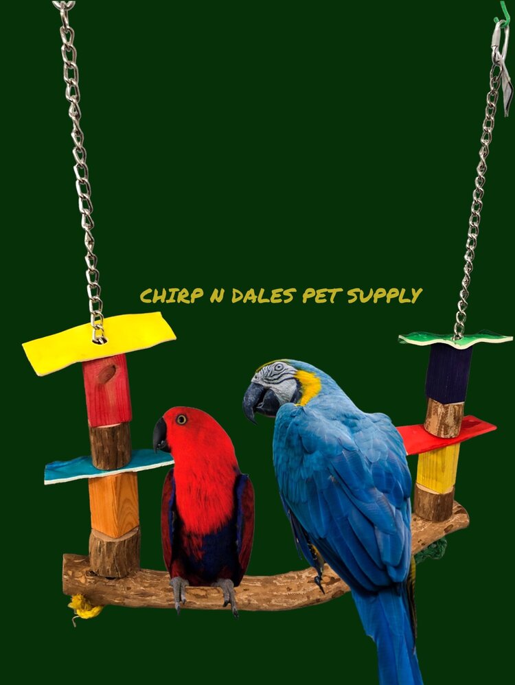 Kings Cages Kings Cages  Chain Swing With Chews Extra Large A123