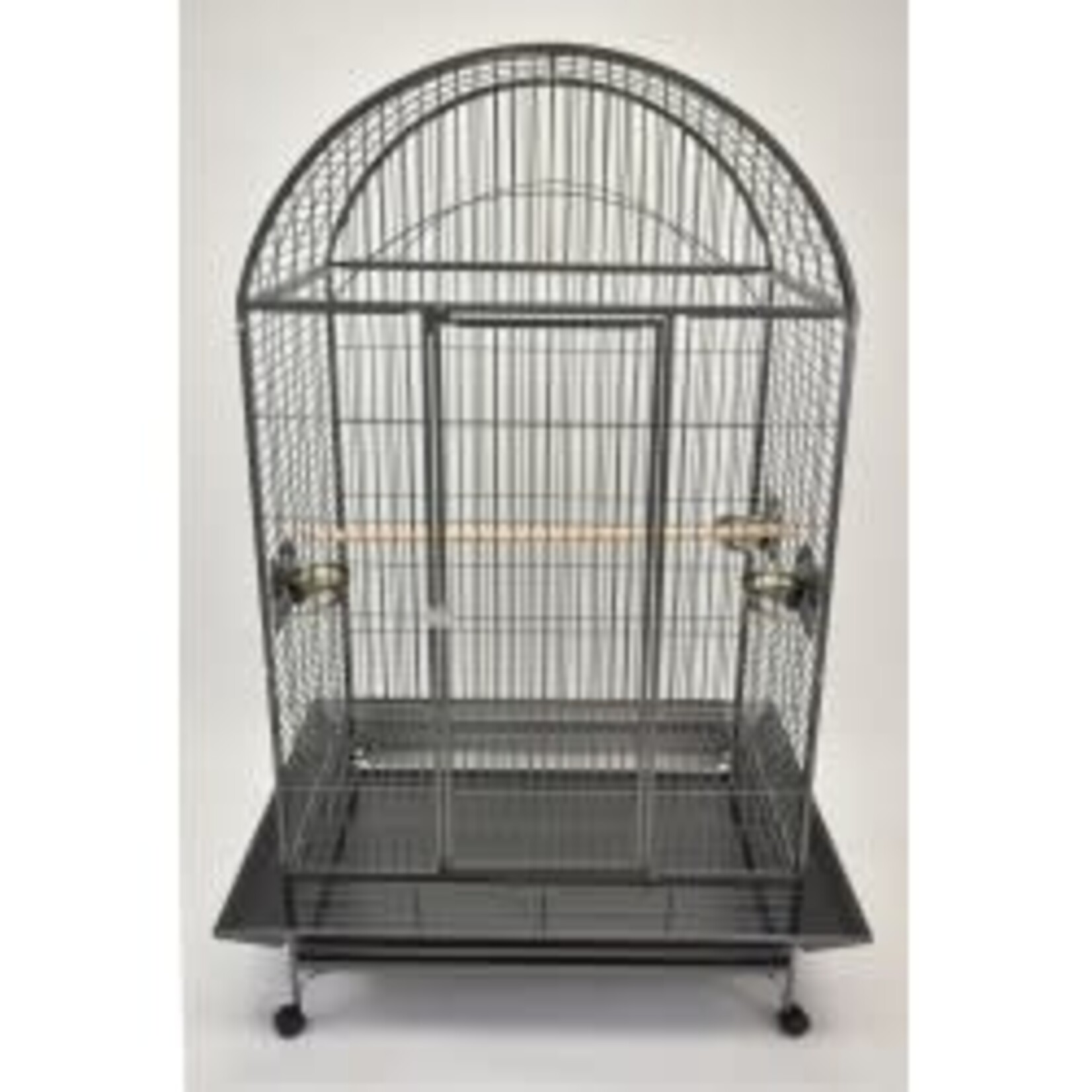 Glitter Pets GP LARGE DOME TOP PARROT CAGE WHITE  40'' DMT01