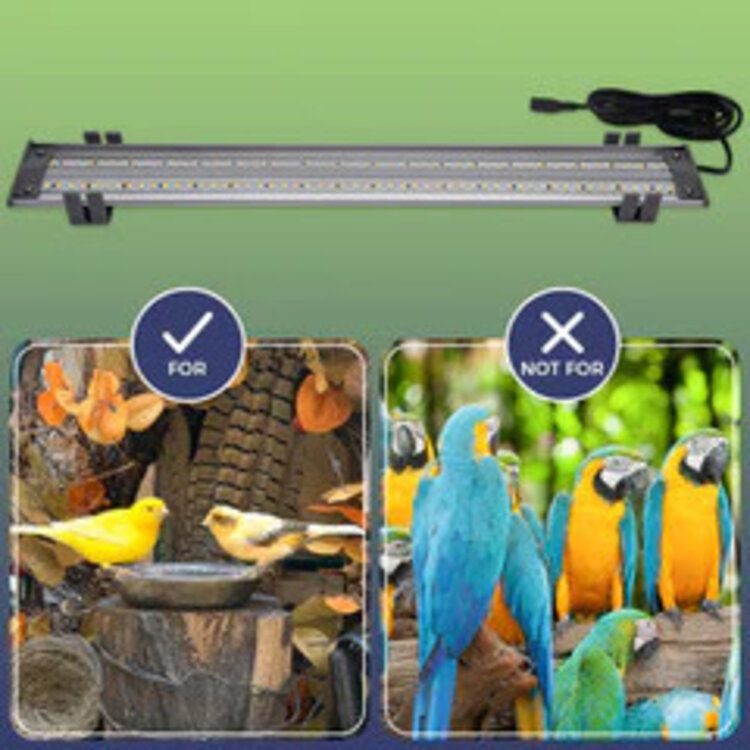 M&M Cage Company LED LIGHTING SYSTEM FOR SOFT BILLED BIRDS